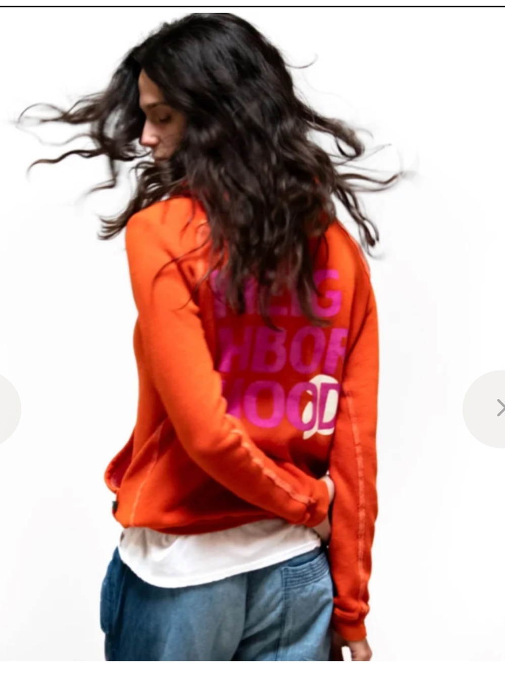Freecity CIRCA'99 FLUFF HOODIE in Orange Machine 3/L